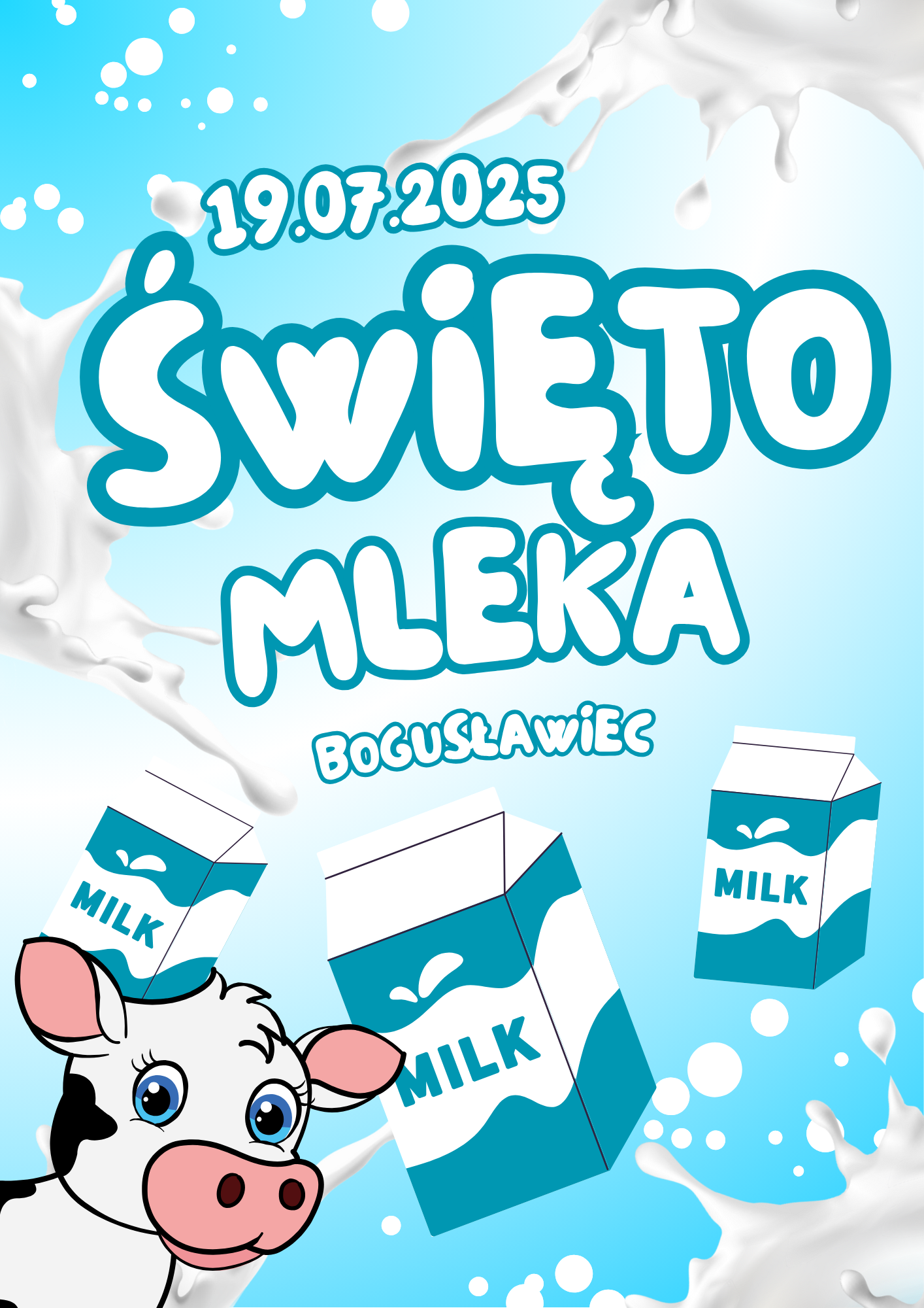 Plakat Święto mleka